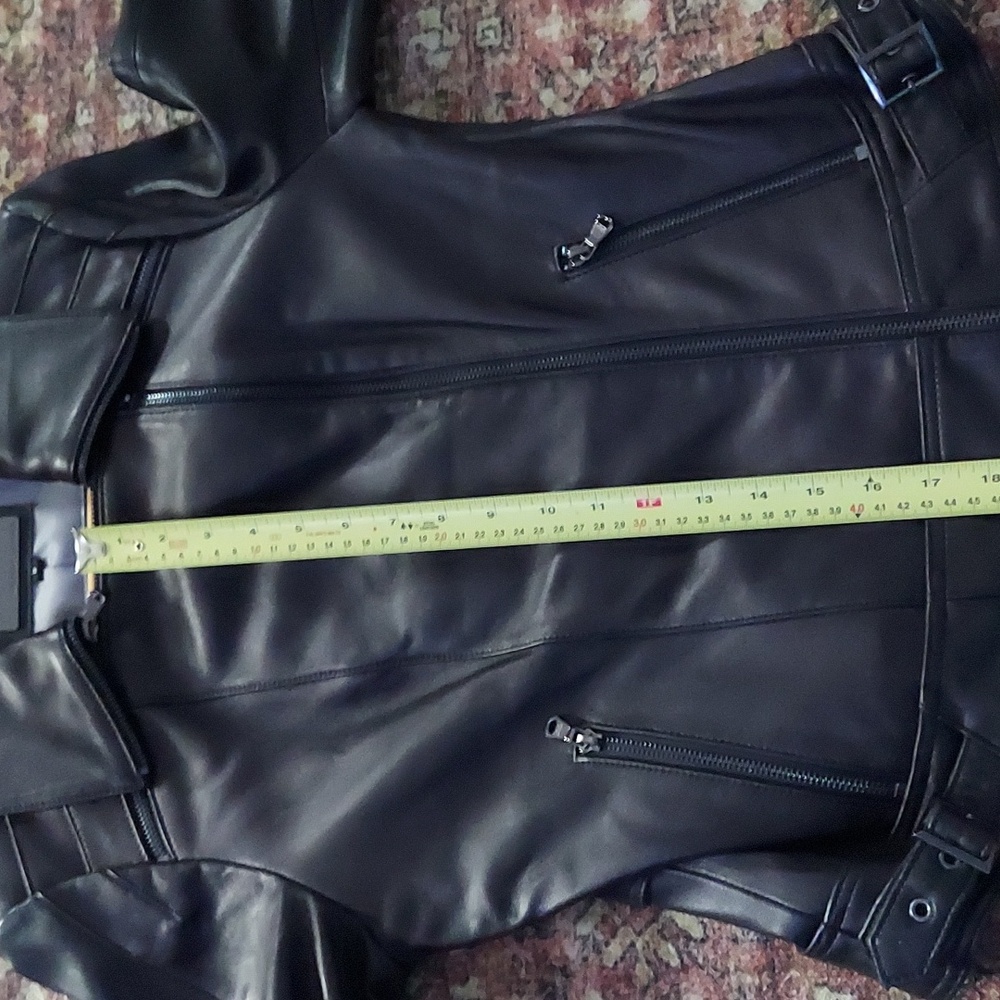 NWOT Black Wilsons Leather Jacket - Picture 9 of 16